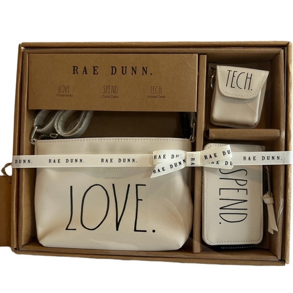 Rae Dunn 3pc Set Crossbody, Card Case and Air Pod Case NWT - Picture 10 of 11